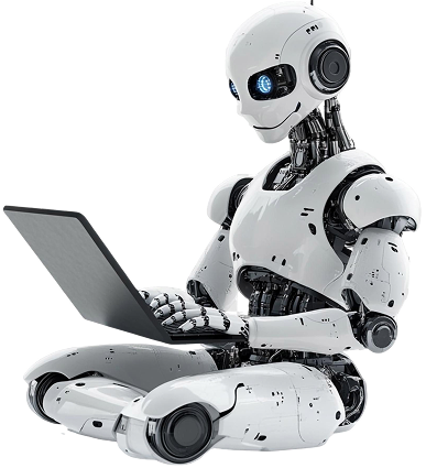 Edge computing robot illustration