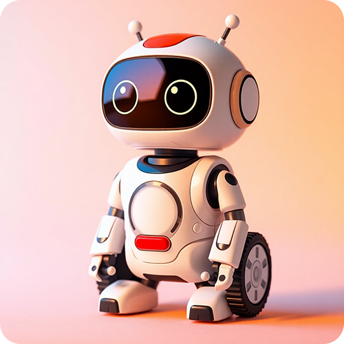 AI robotics assistant illustration