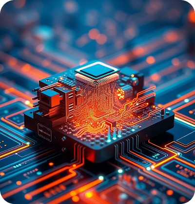 AI vision robot illustration